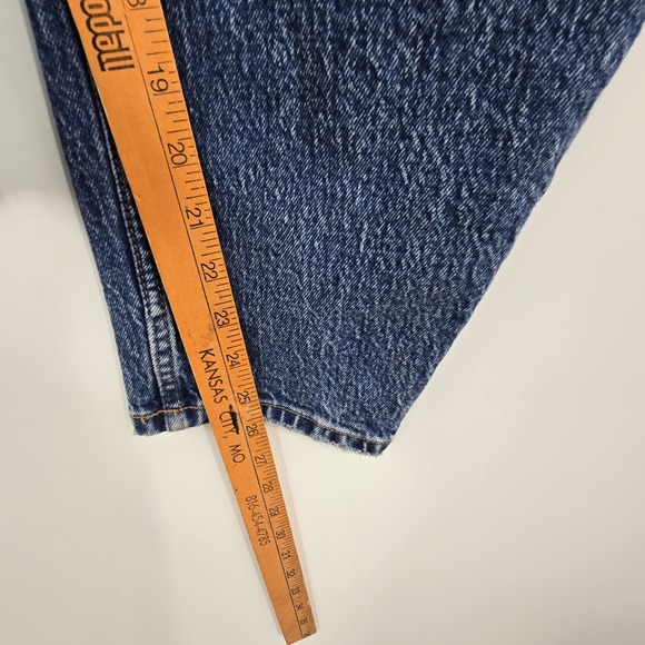 Abercrombie Fitch 90s Mom Jean Womens 28/6S Blue Denim Curve Love Hi Rise Barrel - Picture 7 of 12